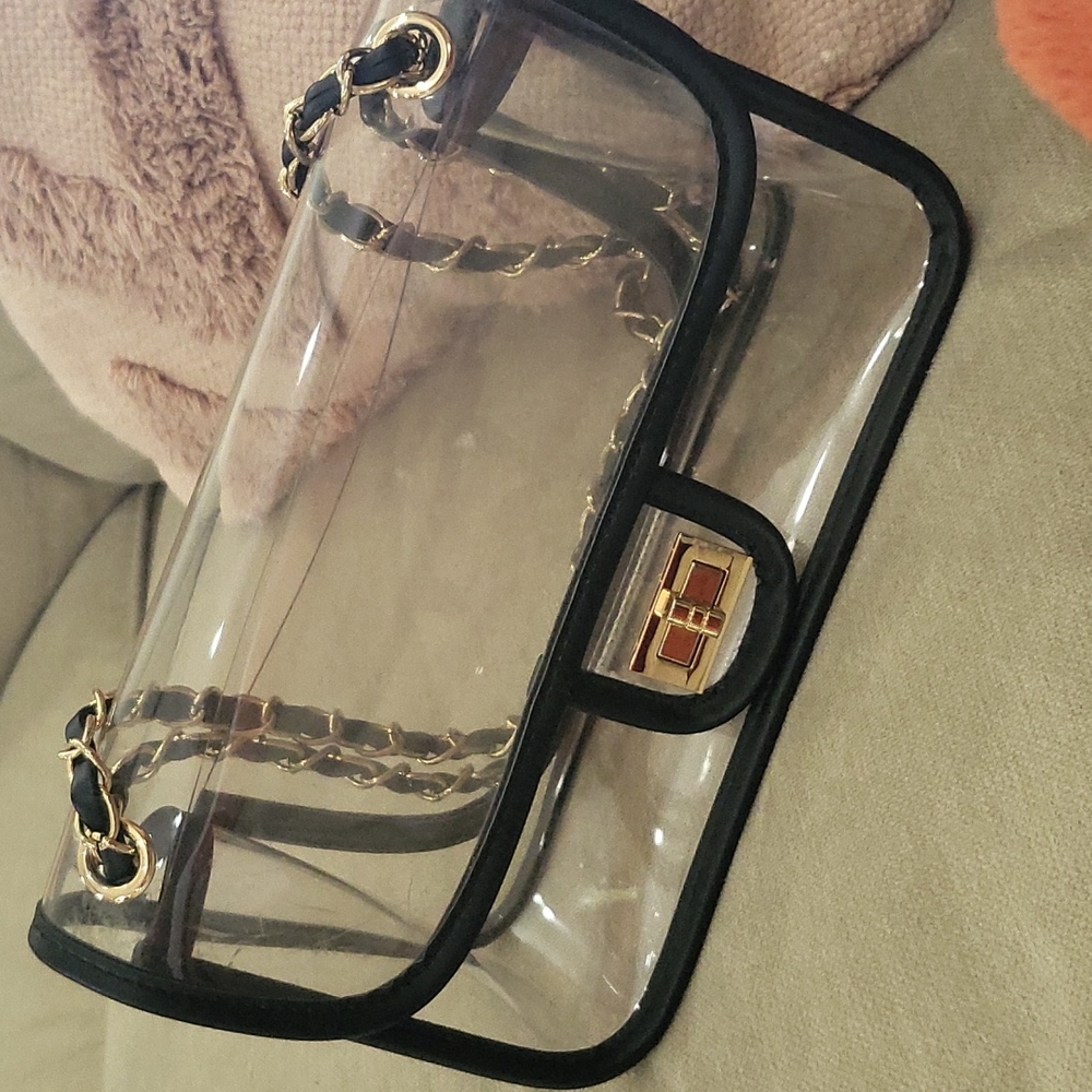 PVC crossbody/shoulder bag